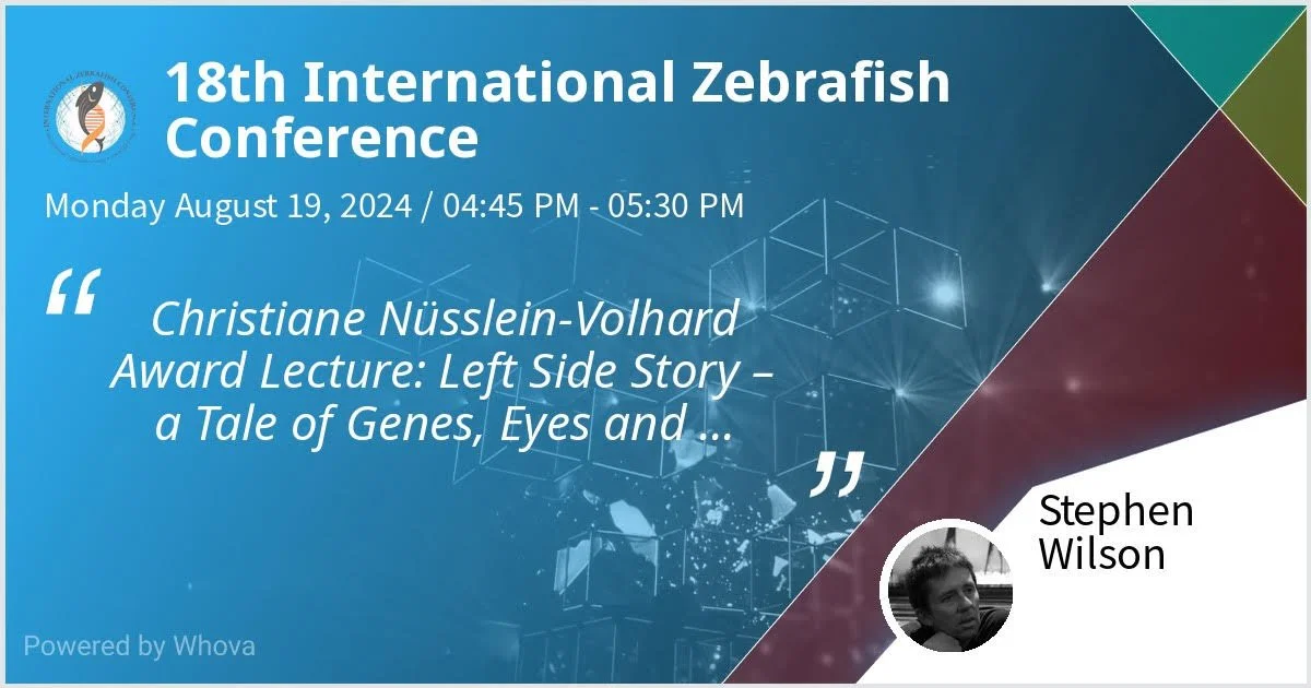 Steve Wilson awarded the Christiane Nüsslein-Volhard Award 2024